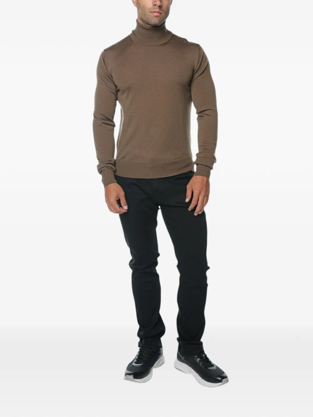 Emporio Armani Wollen coltrui Bruin
