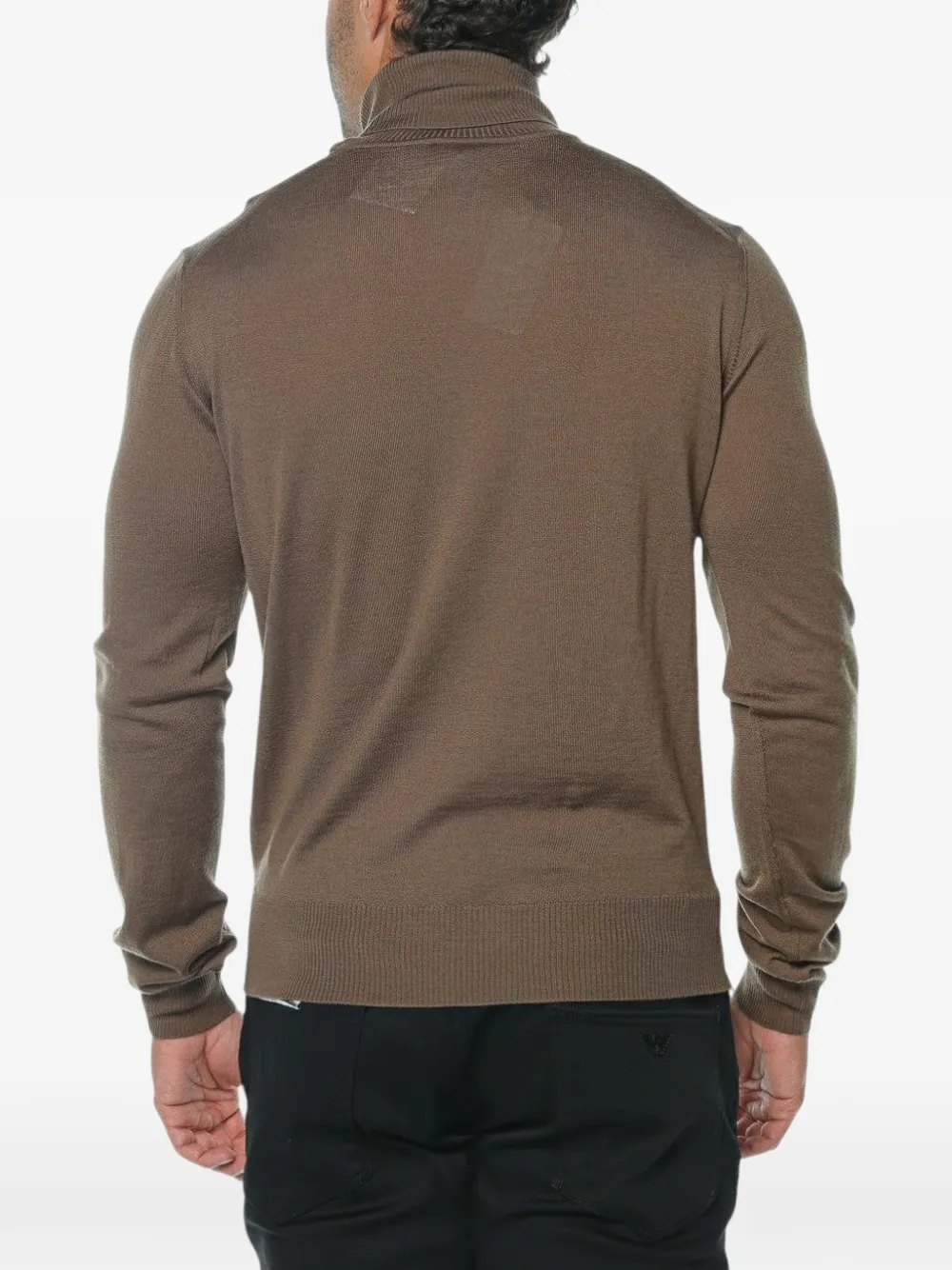 Emporio Armani Wollen coltrui Bruin