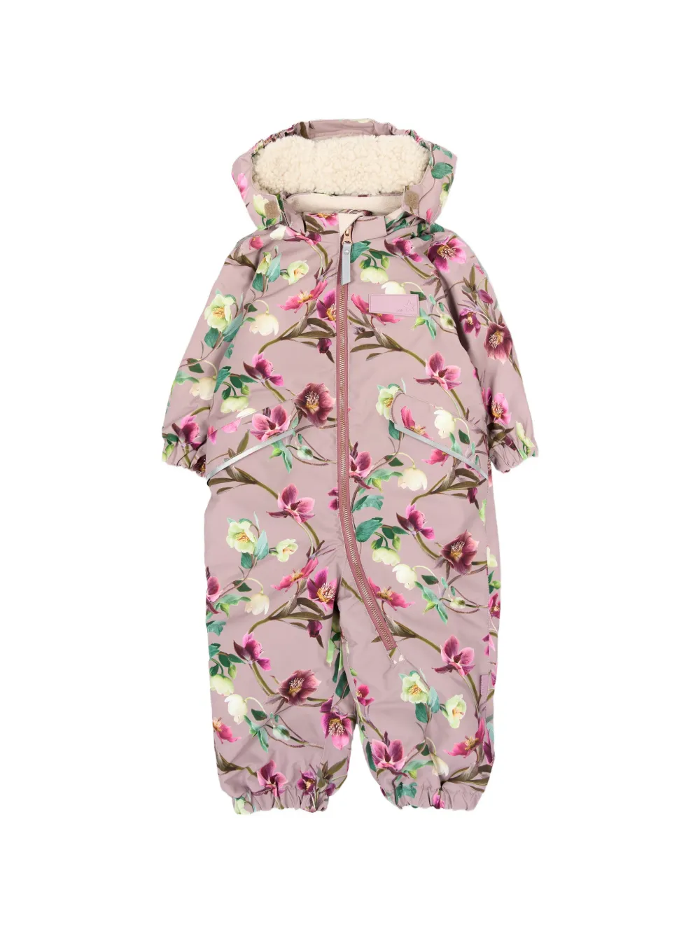 Molo Hyde floral-print snowsuit Roze