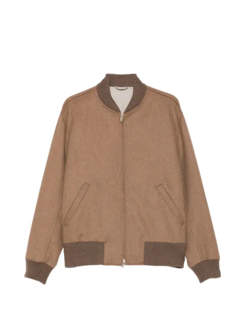 Lardini zip-up bomber jacket