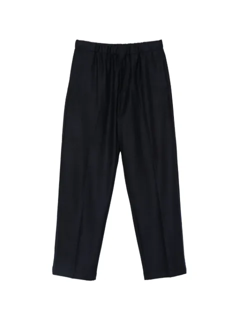 Lardini elasticated-waistband tapered trousers