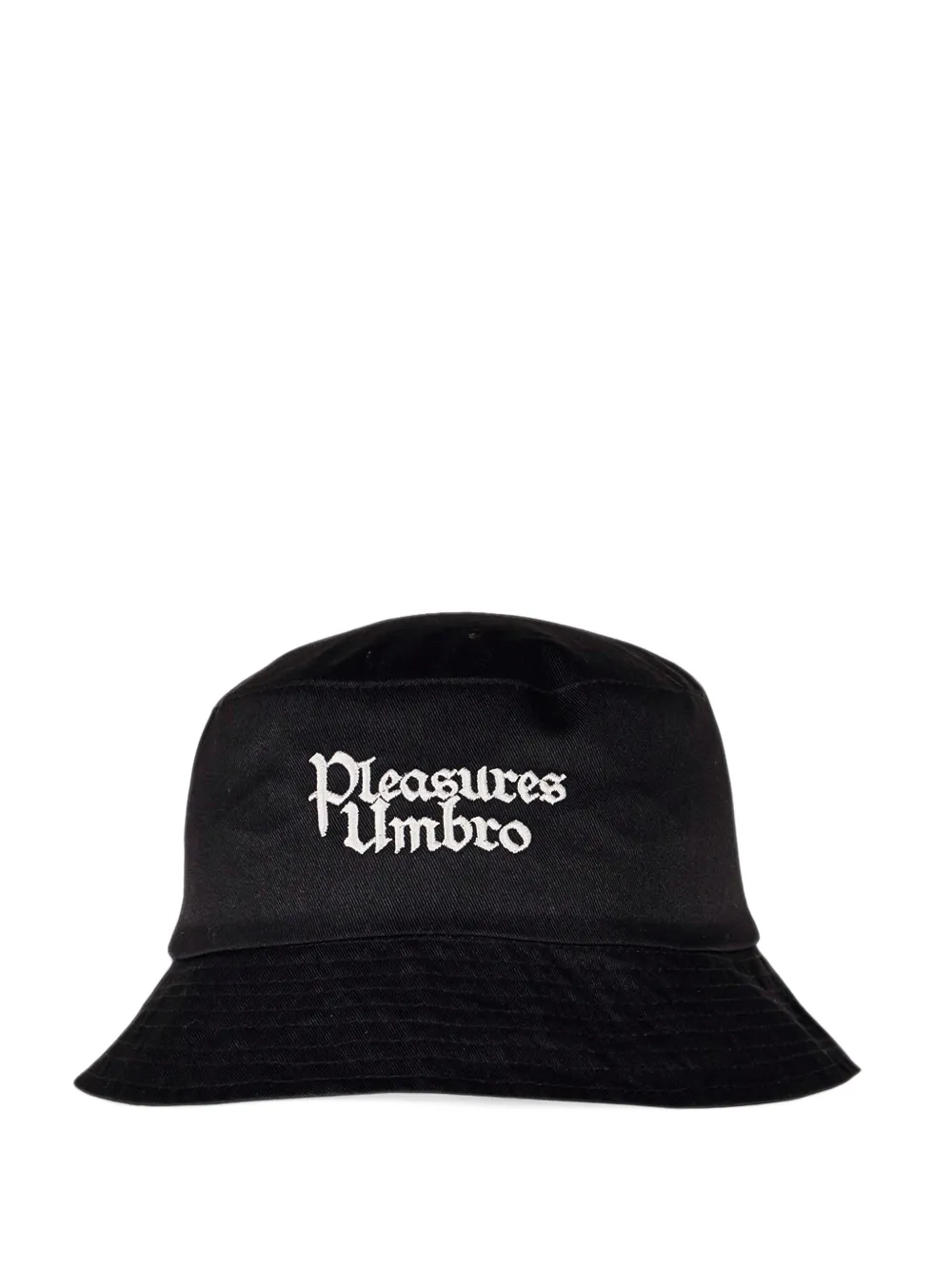 Pleasures x Umbro reversible plaid bucket hat - Schwarz