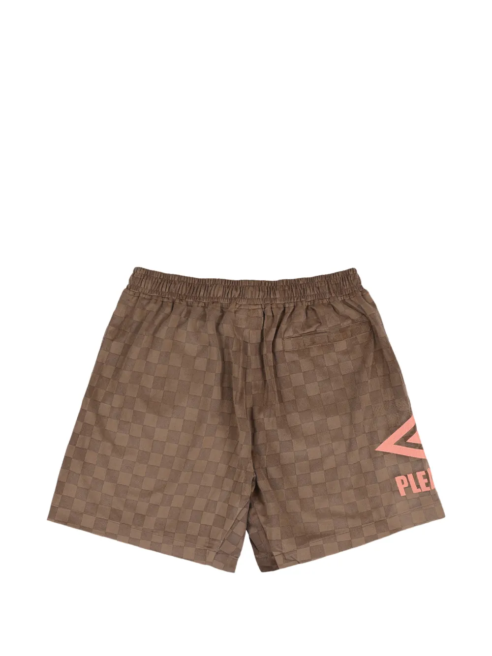 Pleasures x Umbro checkered shorts Bruin