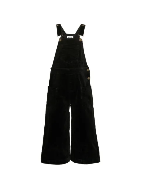 Molo Amber corduroy-texture dungarees