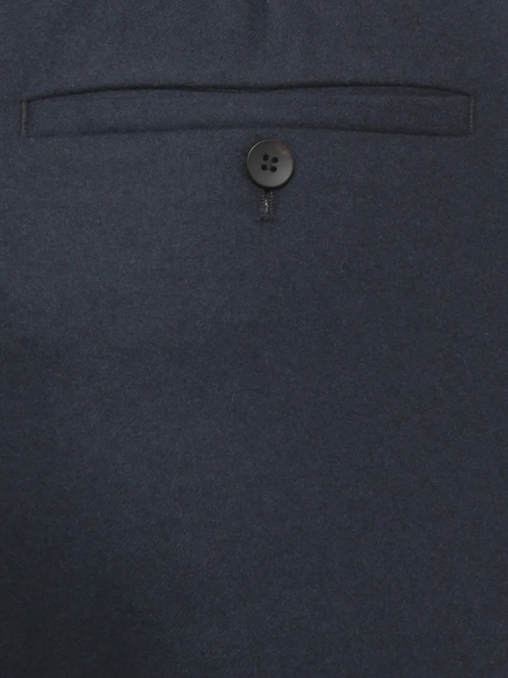 DEVORE Plooibroek met omgeslagen pijpen Blauw