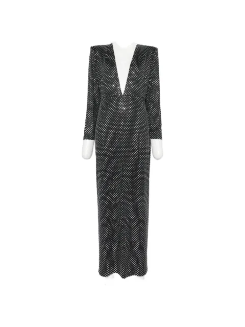Rixo Amalia diamanté-embellished maxi dress