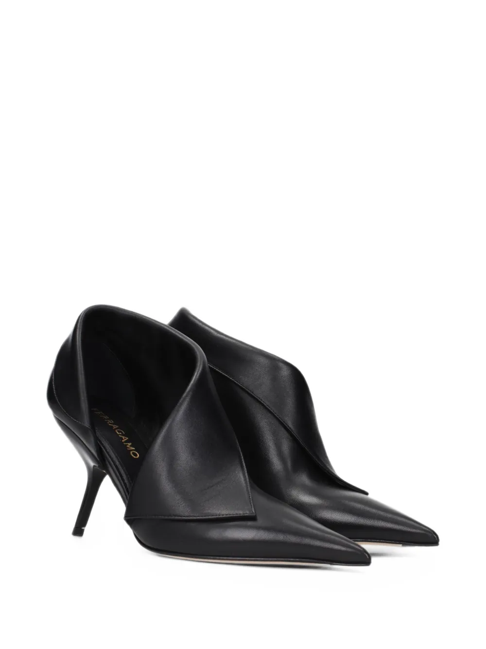 Ferragamo Litty pointed-toe ankle boots - Black