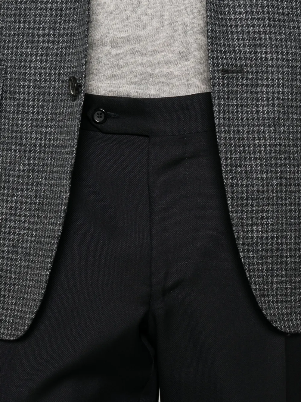 Canali pleated wool trousers Blauw