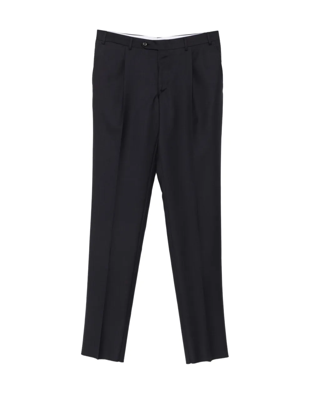 Canali pleated wool trousers Blauw