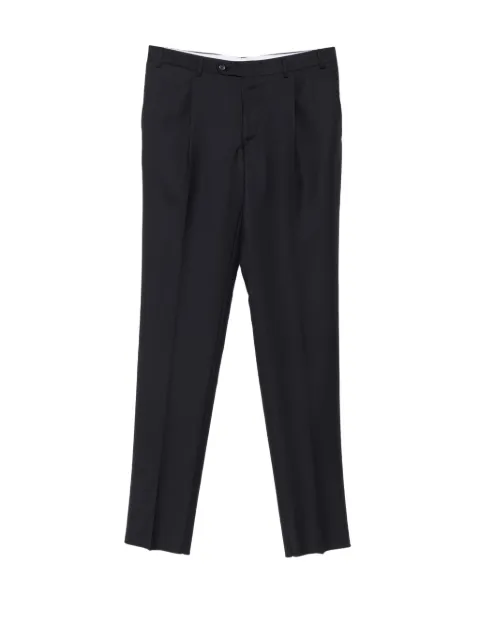 Canali pleated wool trousers