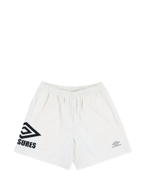Pleasures x Umbro logo-print shorts