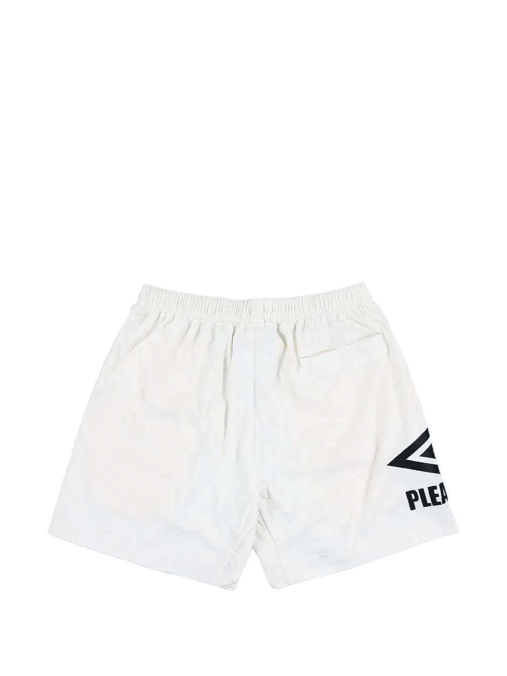 Pleasures x Umbro logo-print shorts Wit