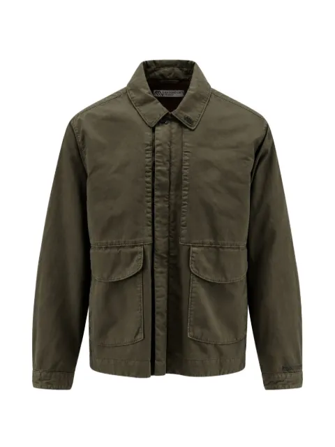 Massimo Osti Studio logo-plaque flap-pocket shirt jacket 