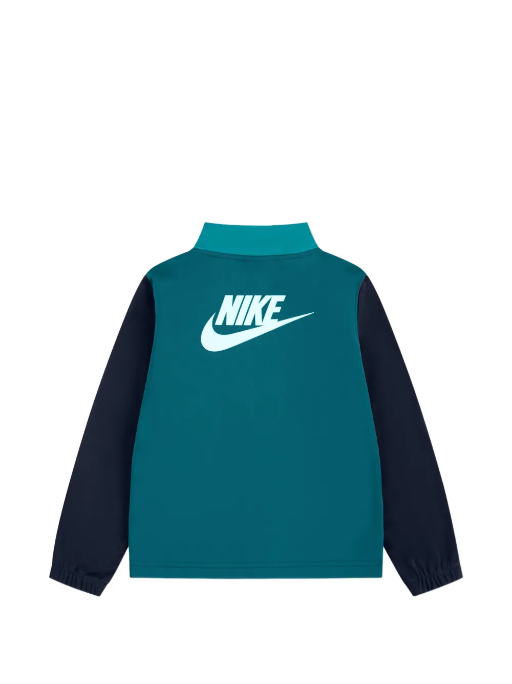 Nike Kids logo-print panelled tracksuit Blauw
