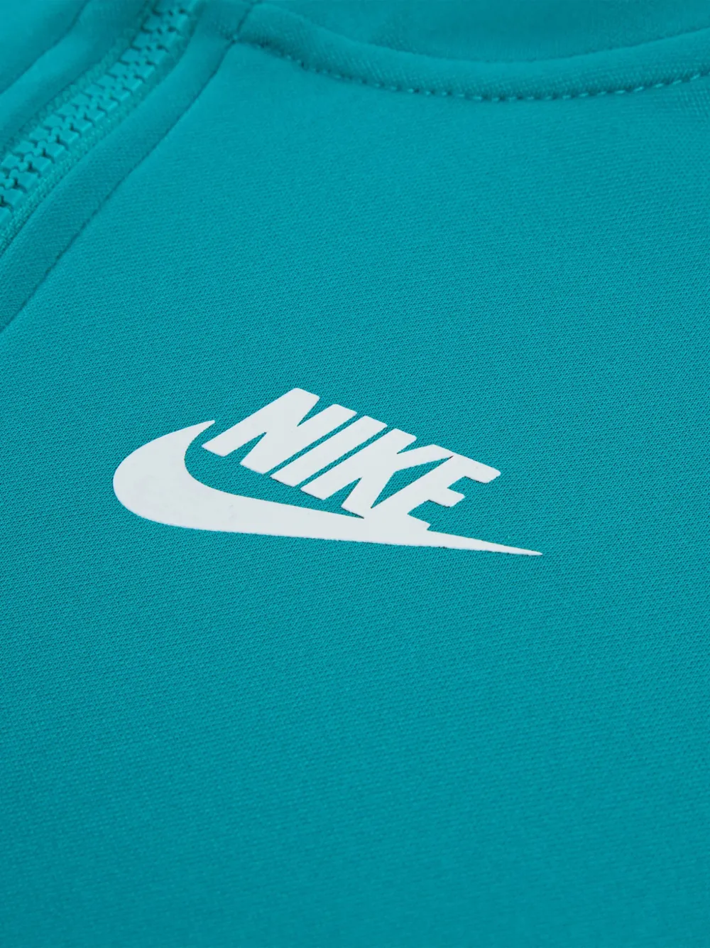 Nike Kids logo-print panelled tracksuit Blauw