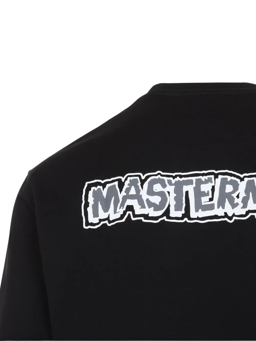 Mastermind Japan logo-print skull-motif long-sleeved T-shirt Zwart