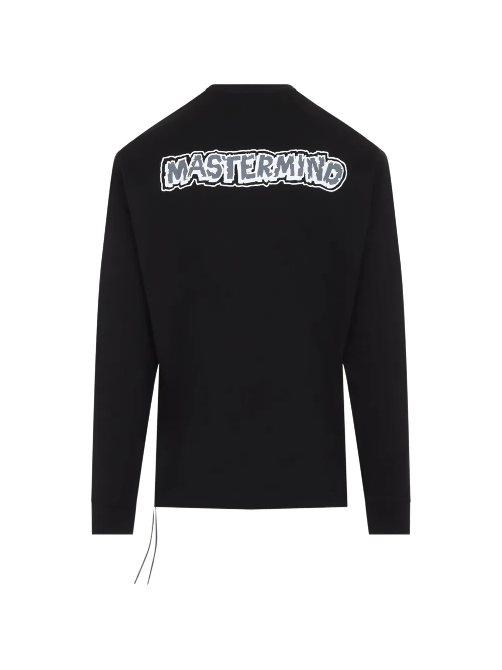 Mastermind Japan logo-print skull-motif long-sleeved T-shirt Zwart