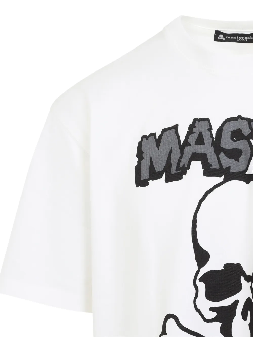 Mastermind Japan skull-print T-shirt Wit