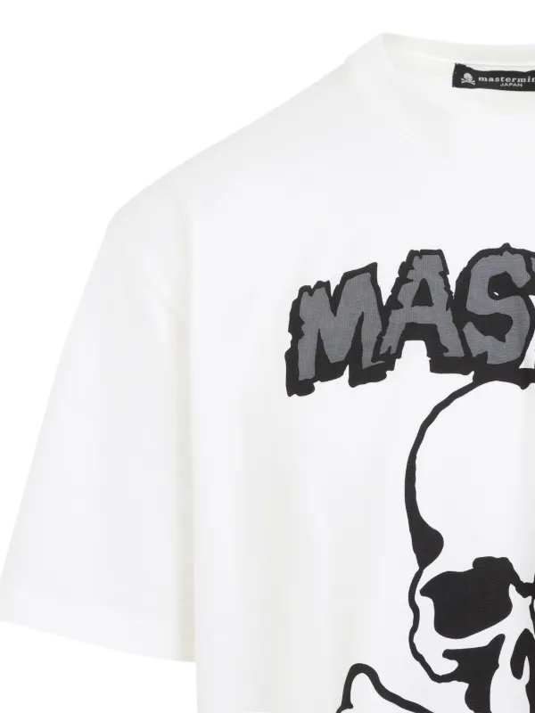 Mastermind Japan skull-print T-shirt | White | FARFETCH
