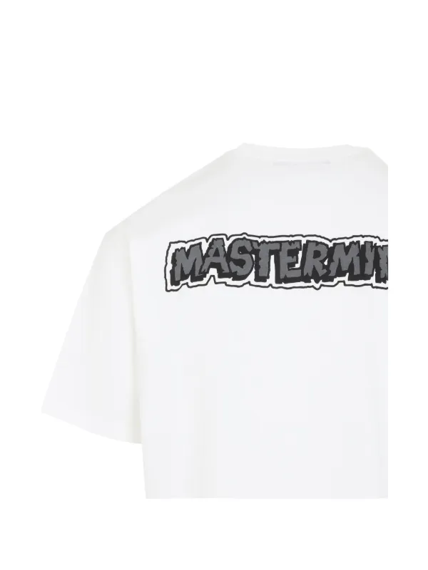 mastermind JAPAN スカルプリント ダメージTシャツ M Mastermind Japan skull-print T-shirt | White | FARFETCH