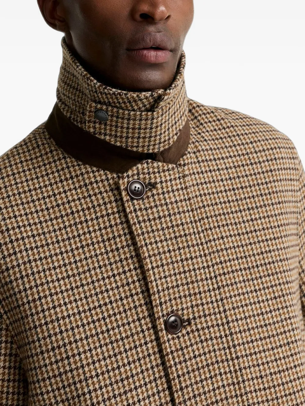Barbour Modified Border wollen jack Bruin