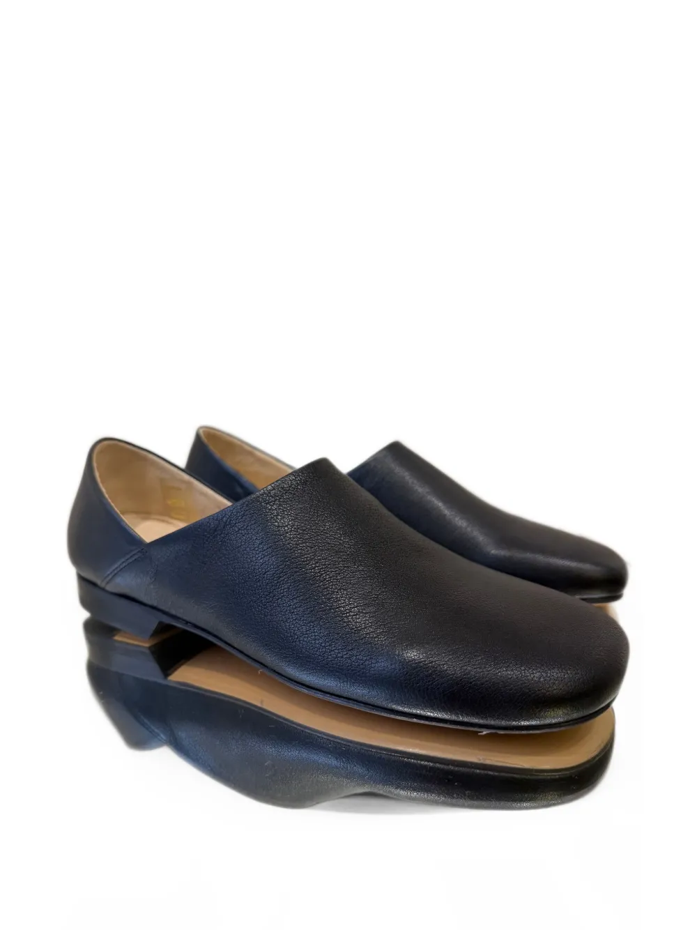 LEMAIRE leather loafers - Nero
