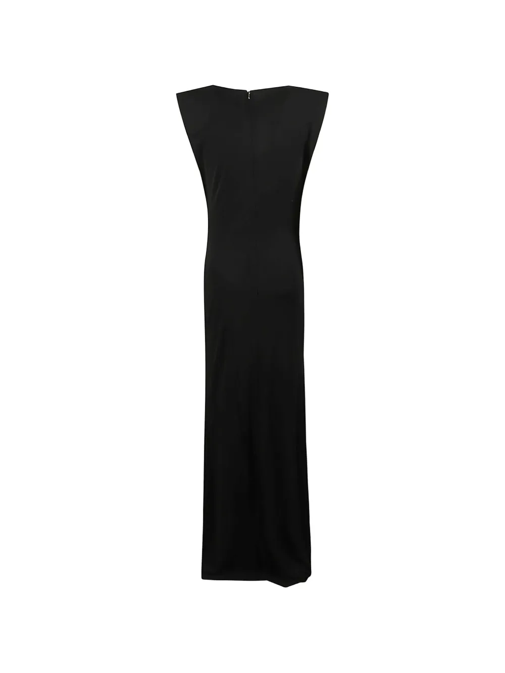 John Richmond draped-neck maxi dress Zwart