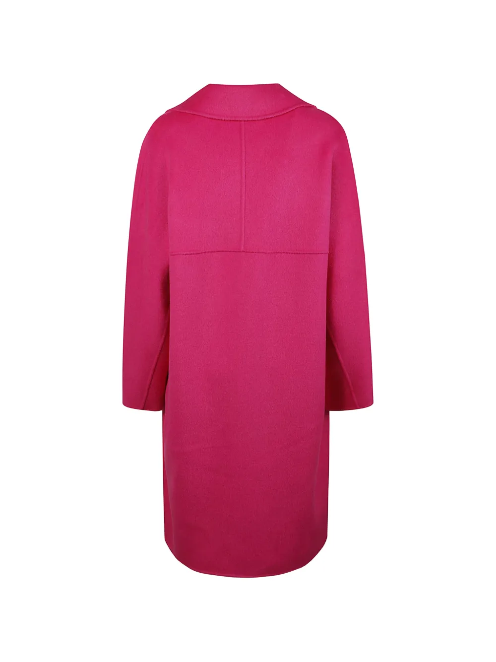 John Richmond double-breasted logo-patch coat Roze