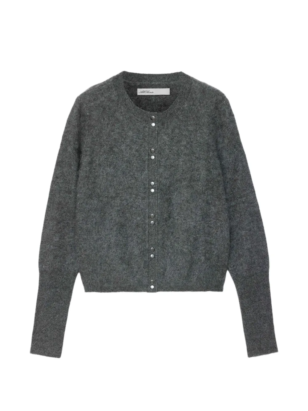 AllSaints Cardigan Ada in cashmere con bottoni - Grigio