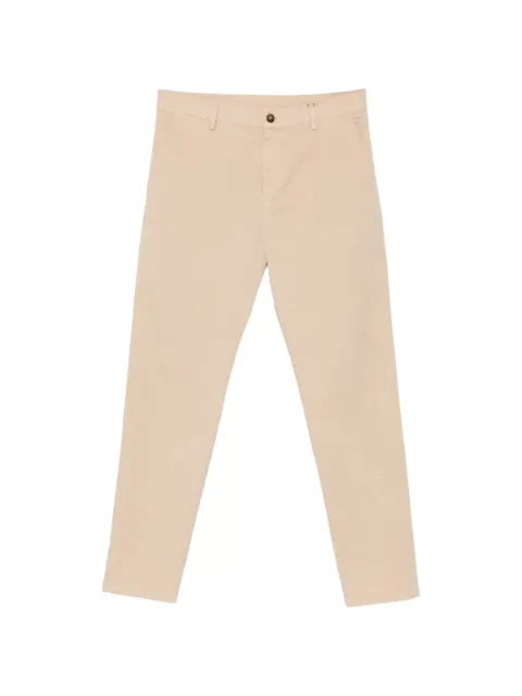 Canali straight-leg cotton trousers