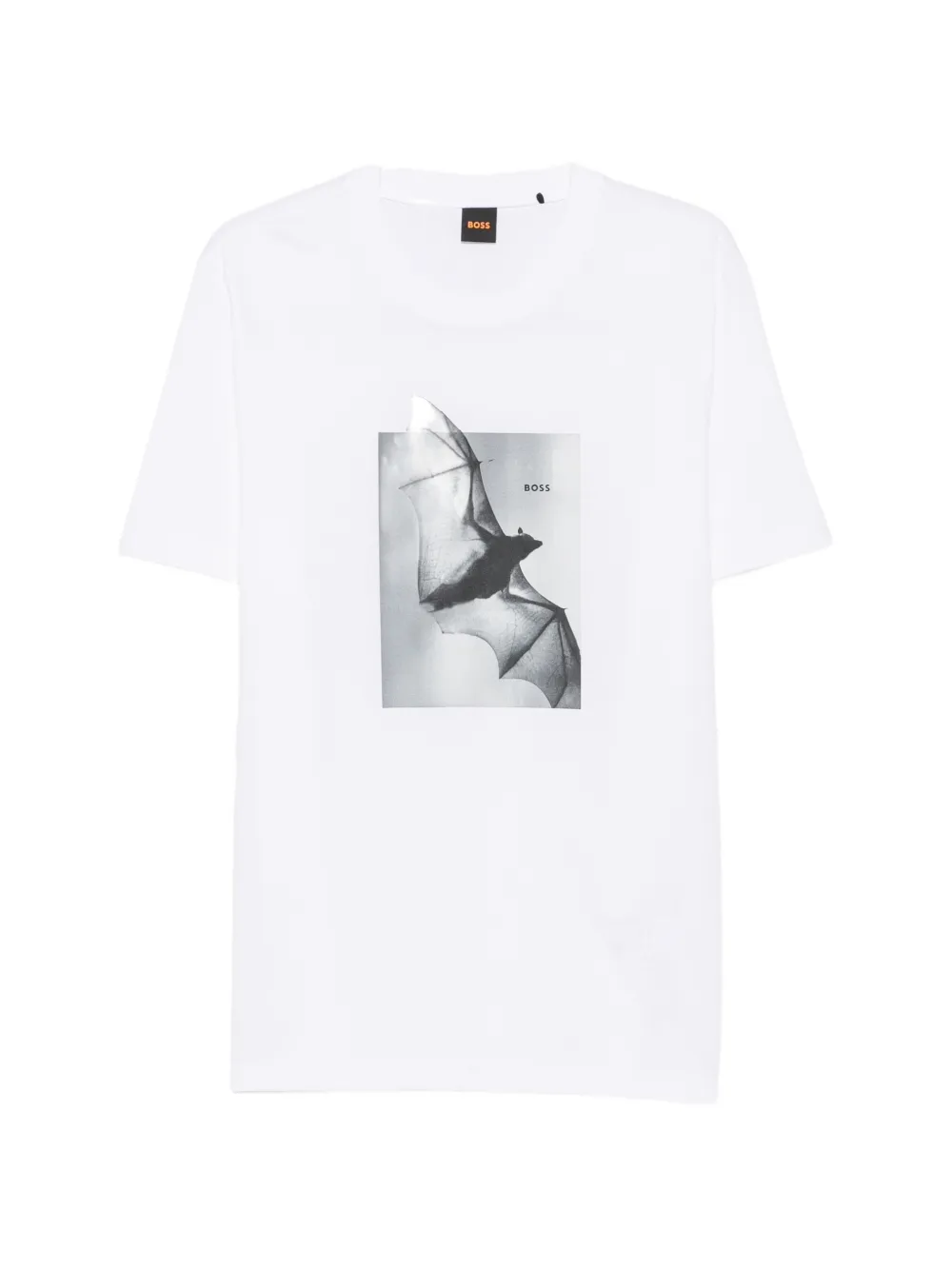 BOSS bat-print T-shirt - Weiß