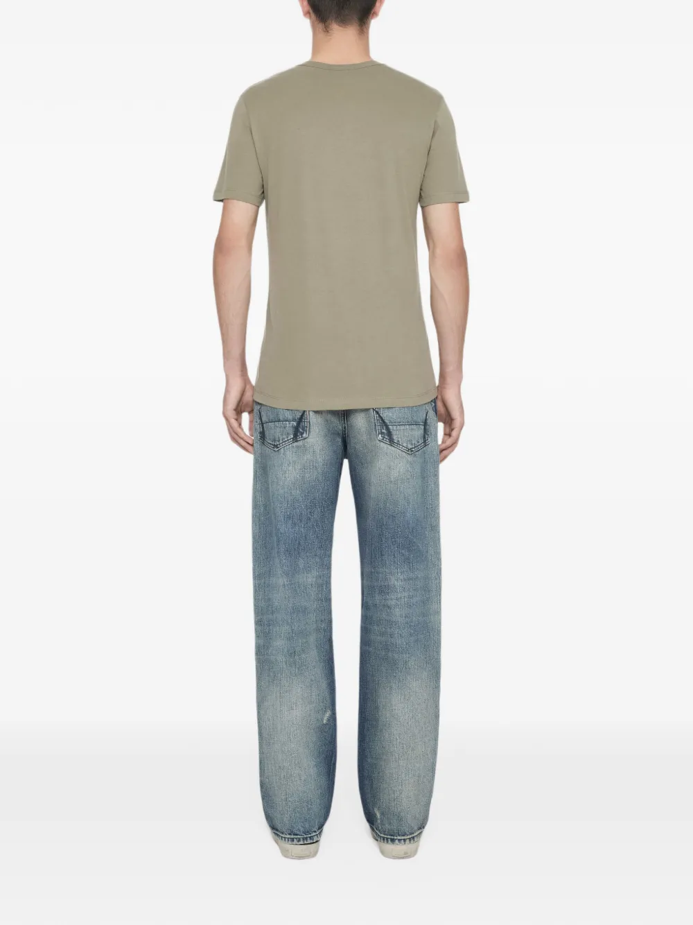 AllSaints Brace drie katoenen T-shirts Groen
