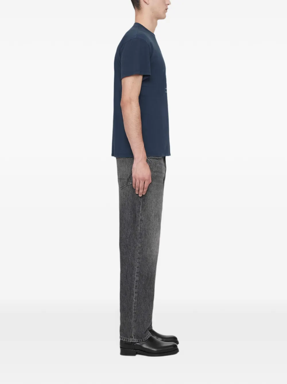 AllSaints Ramskull regular-fit T-shirt met print Blauw