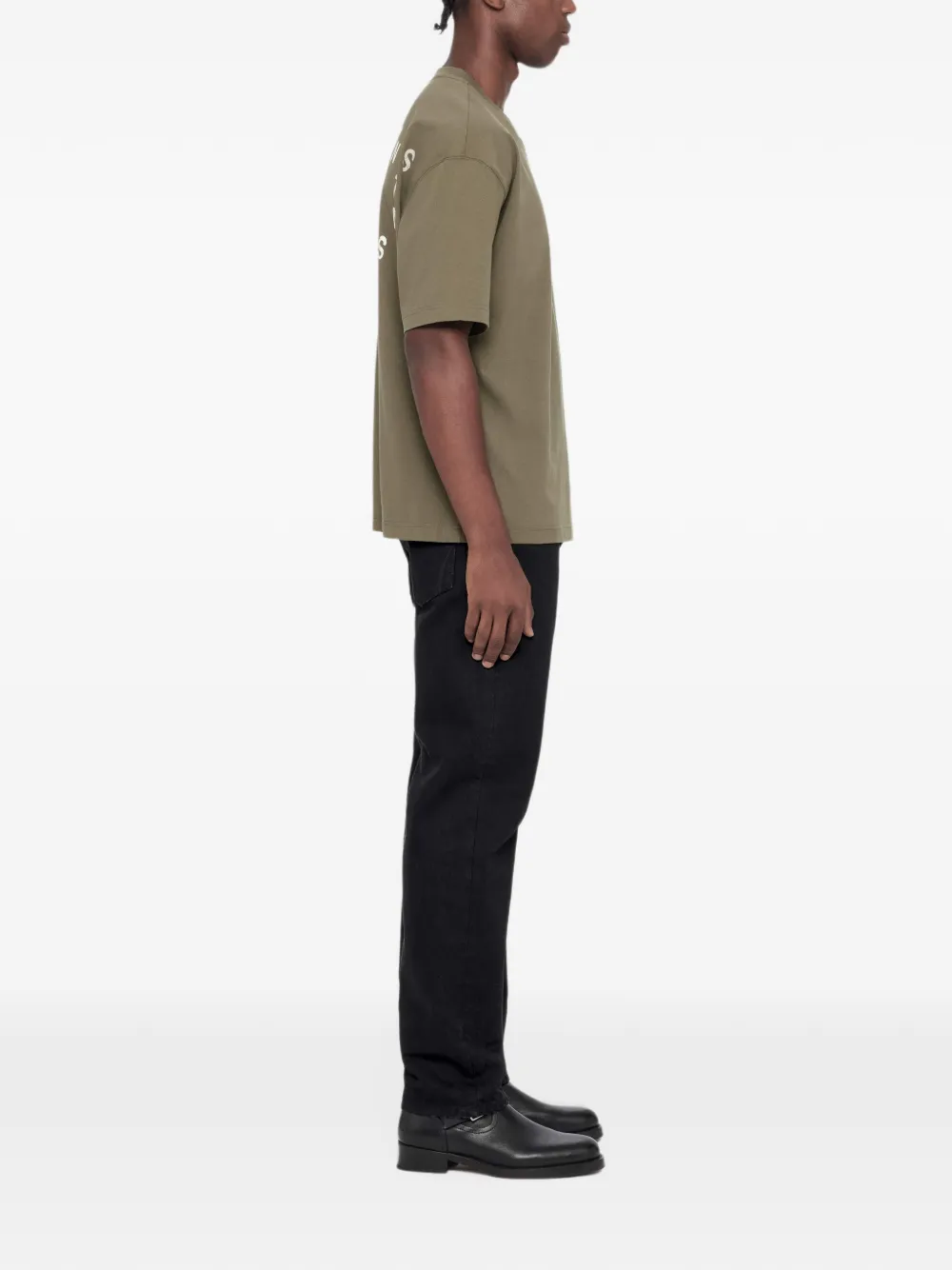 AllSaints Shadow ruimvallend grafisch T-shirt Groen