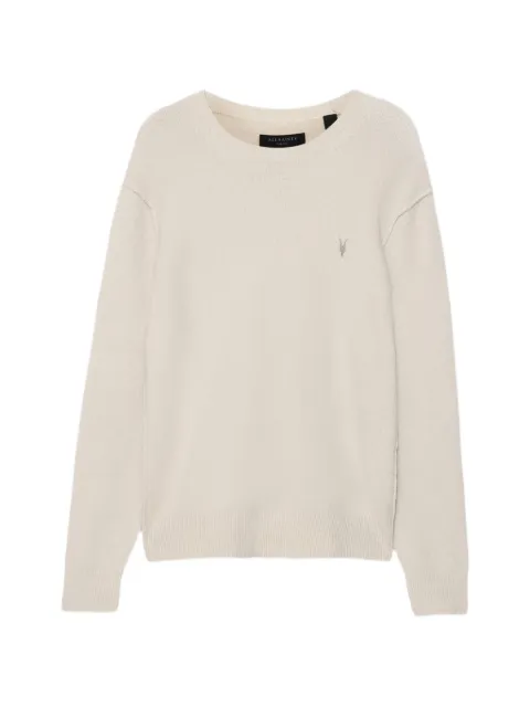 AllSaints Statten wool-blend Ramskull jumper