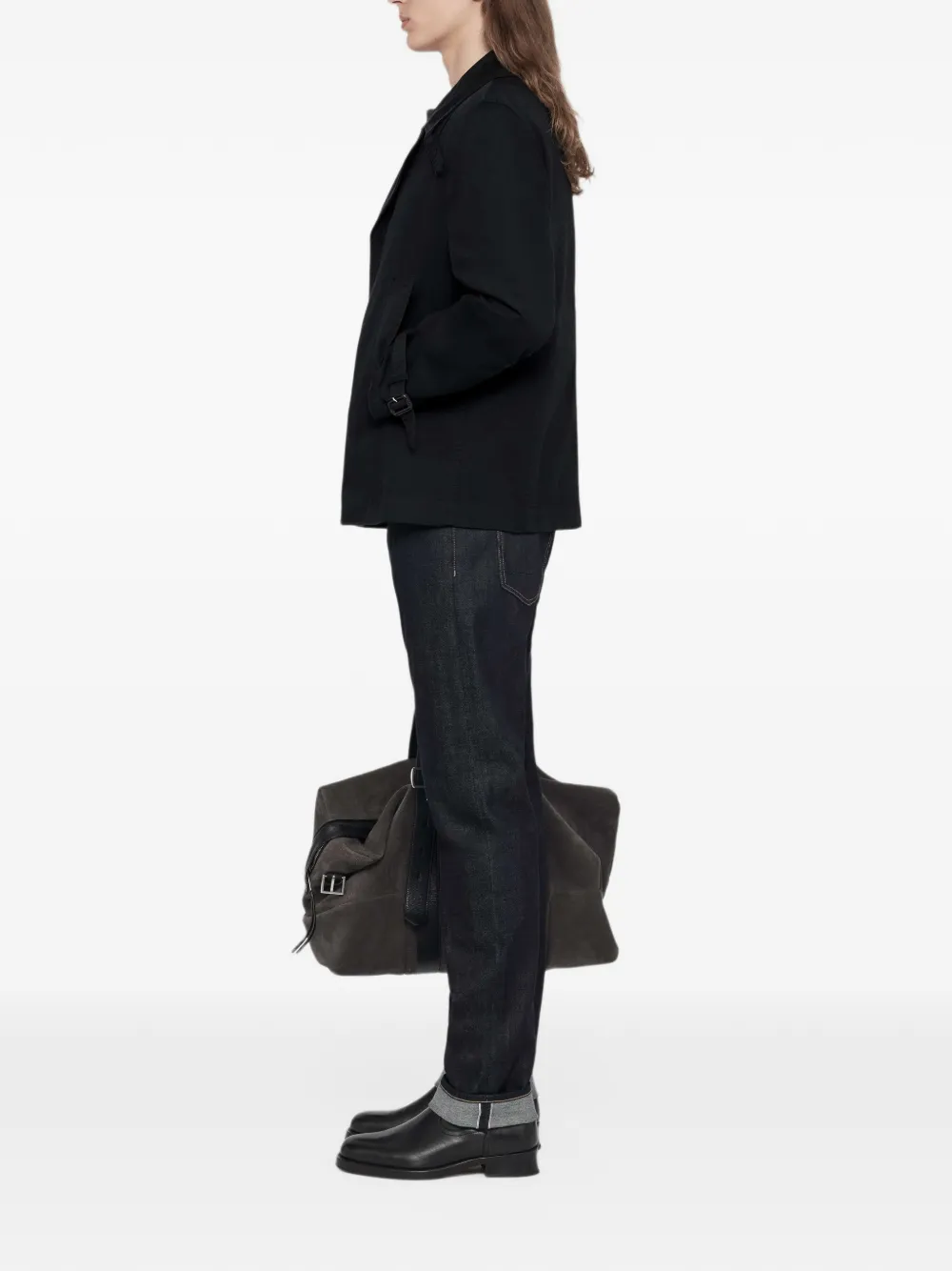 AllSaints Milford katoenen sailorjas Zwart