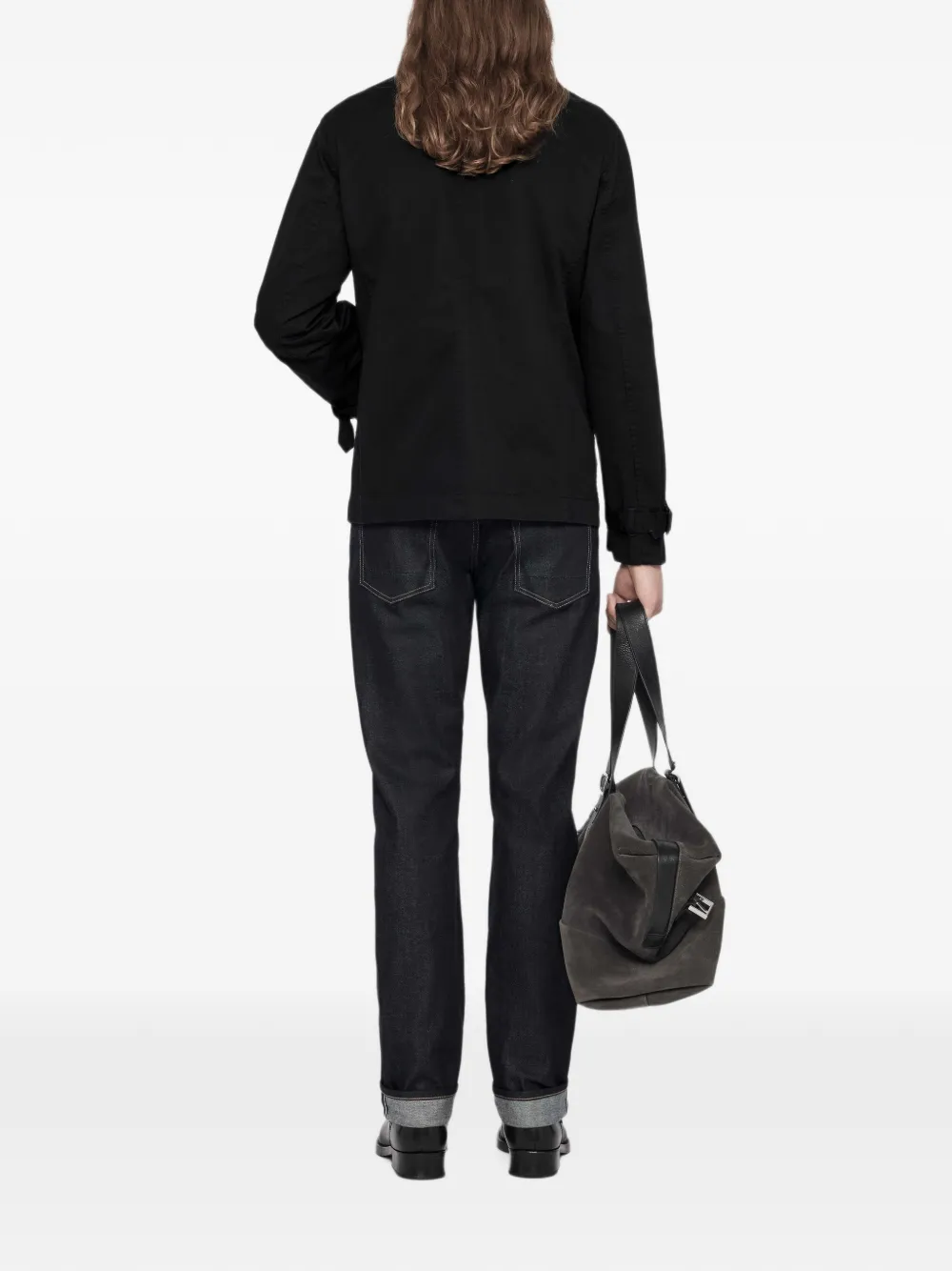 AllSaints Milford katoenen sailorjas Zwart