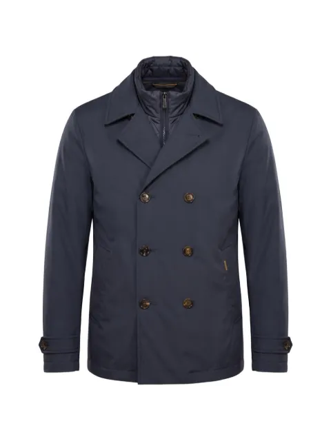 Moorer Albieri double-breasted satin jacket