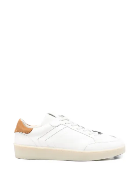 Canali panelled leather sneakers