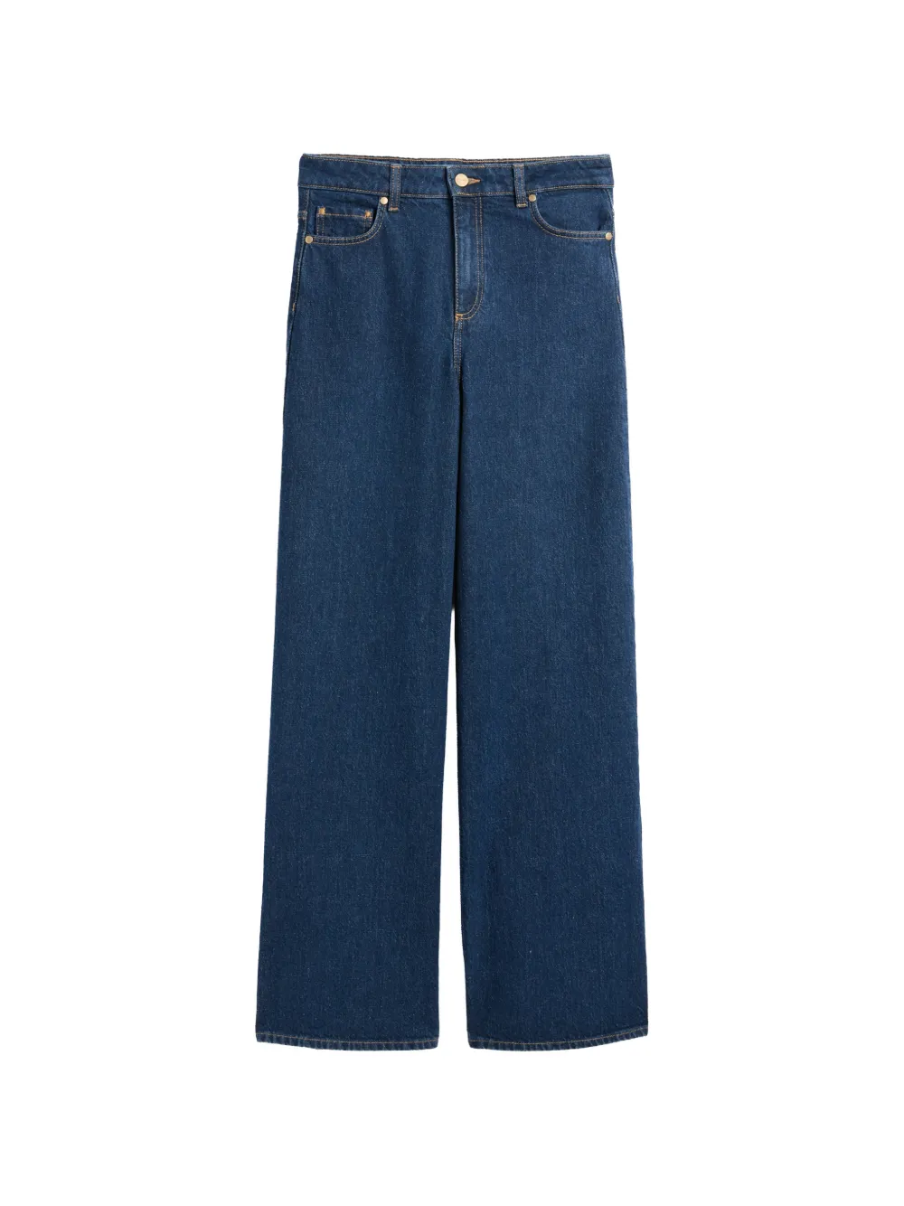 slowear wide-fit five-pocket jeans - Blau