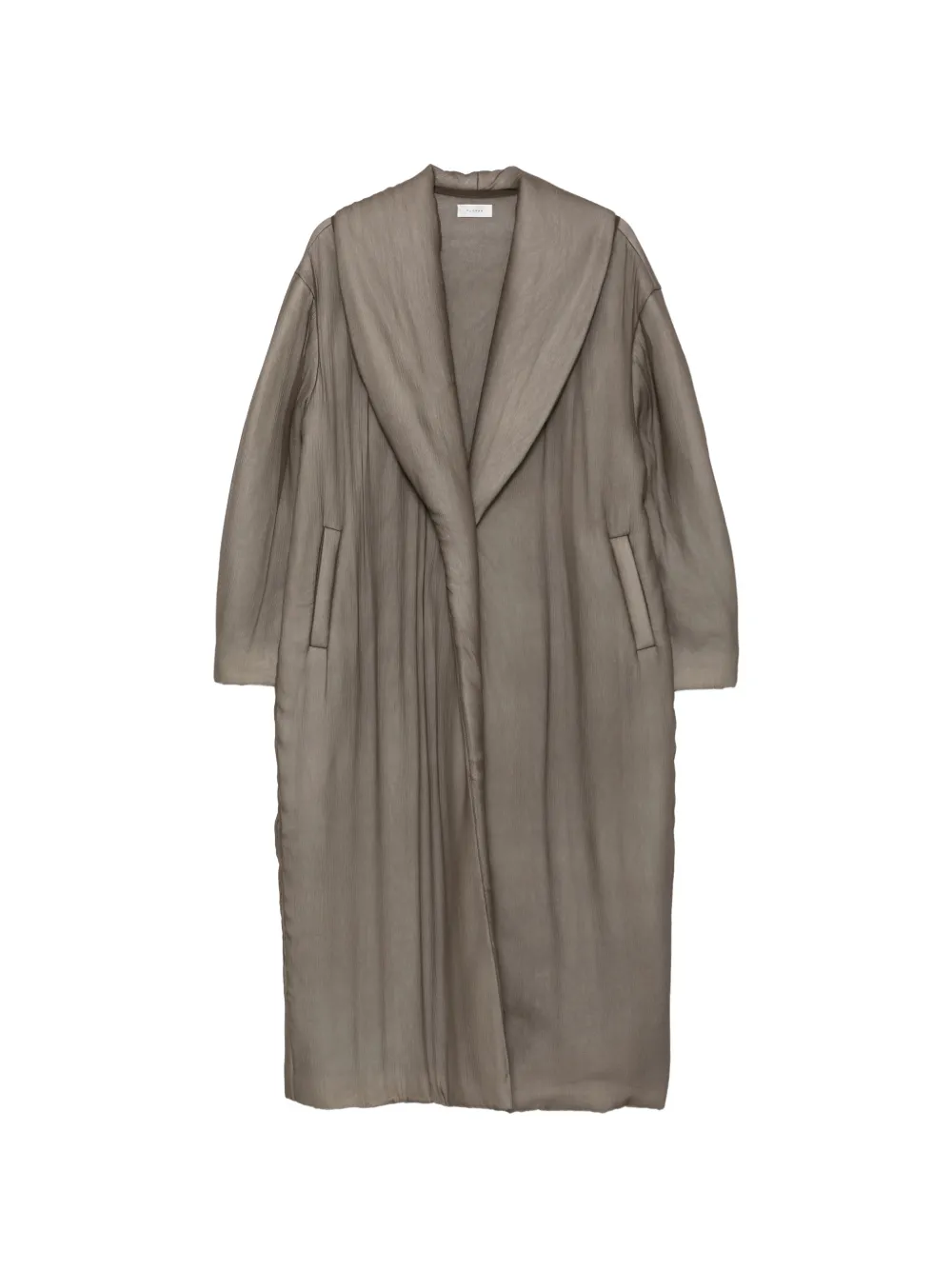RUOHAN Willow Mergui shawl-collar padded coat - Green