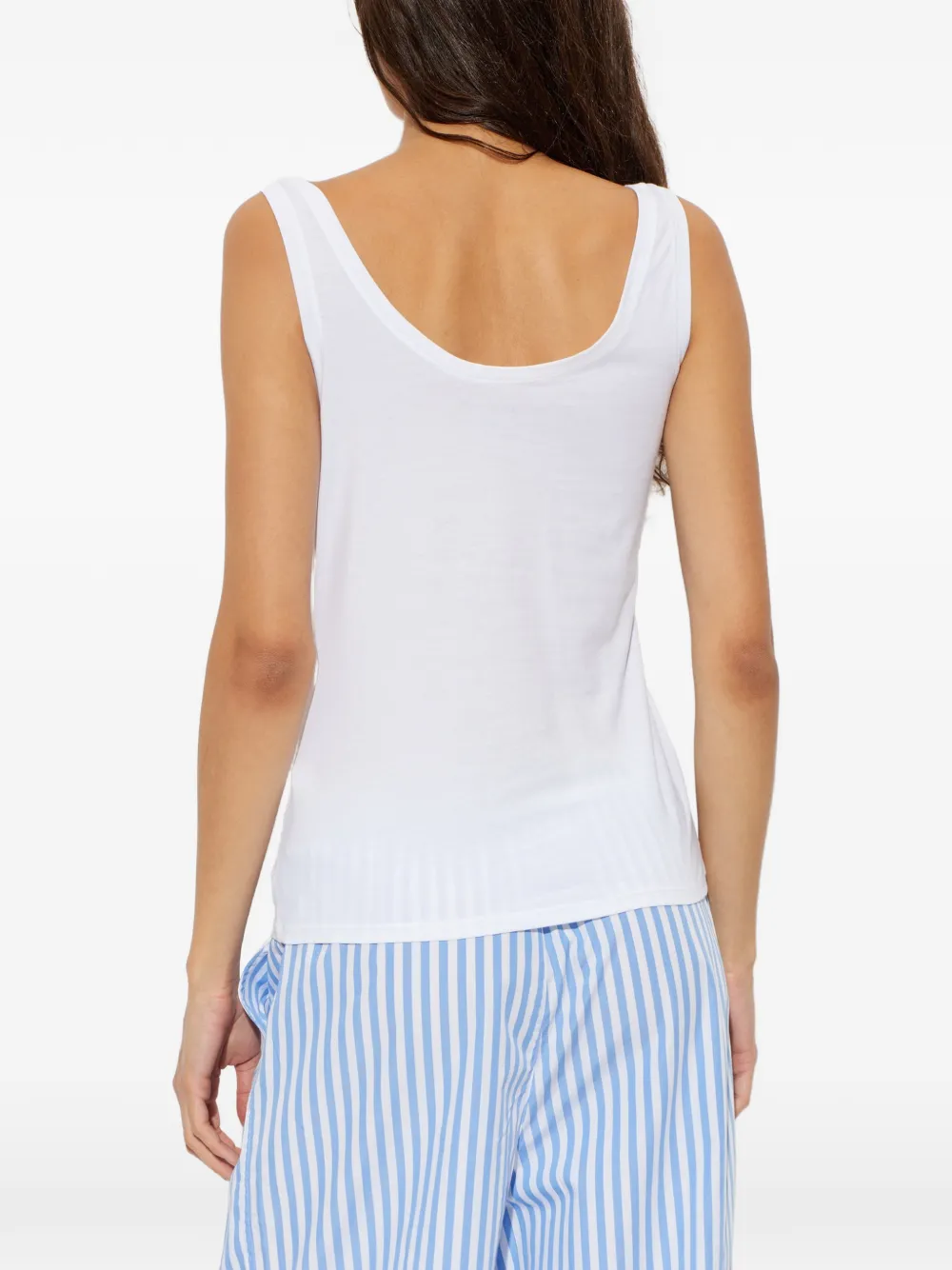 Polo Ralph Lauren embroidered-logo tank top Wit