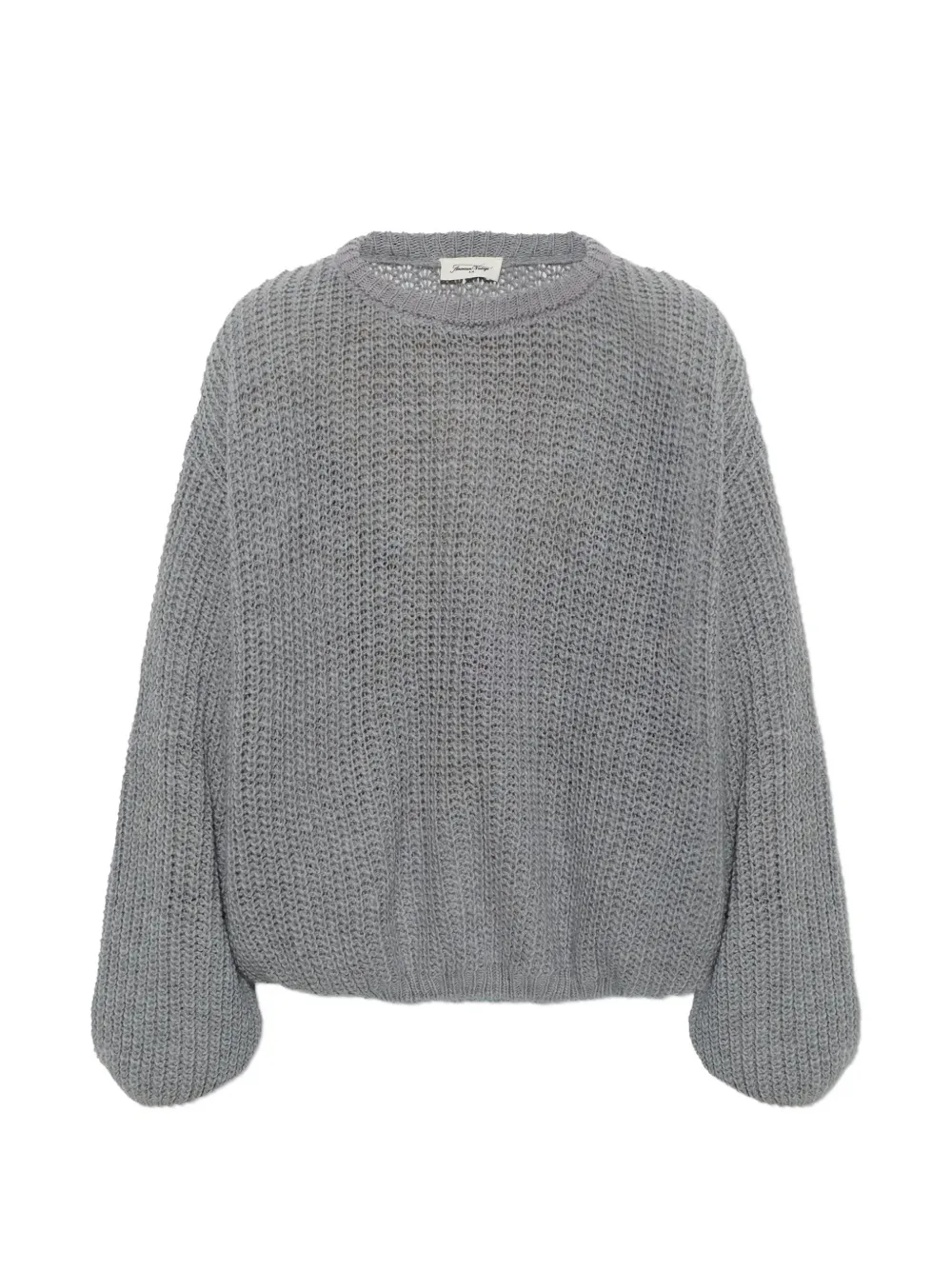 American Vintage Cyrow decorative-knit sweater - Grau