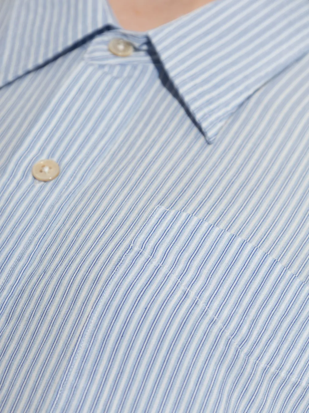 R13 Gestreept blouse Blauw