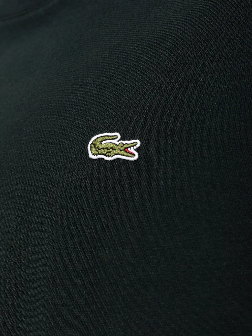 Lacoste T-shirt met logopatch Zwart