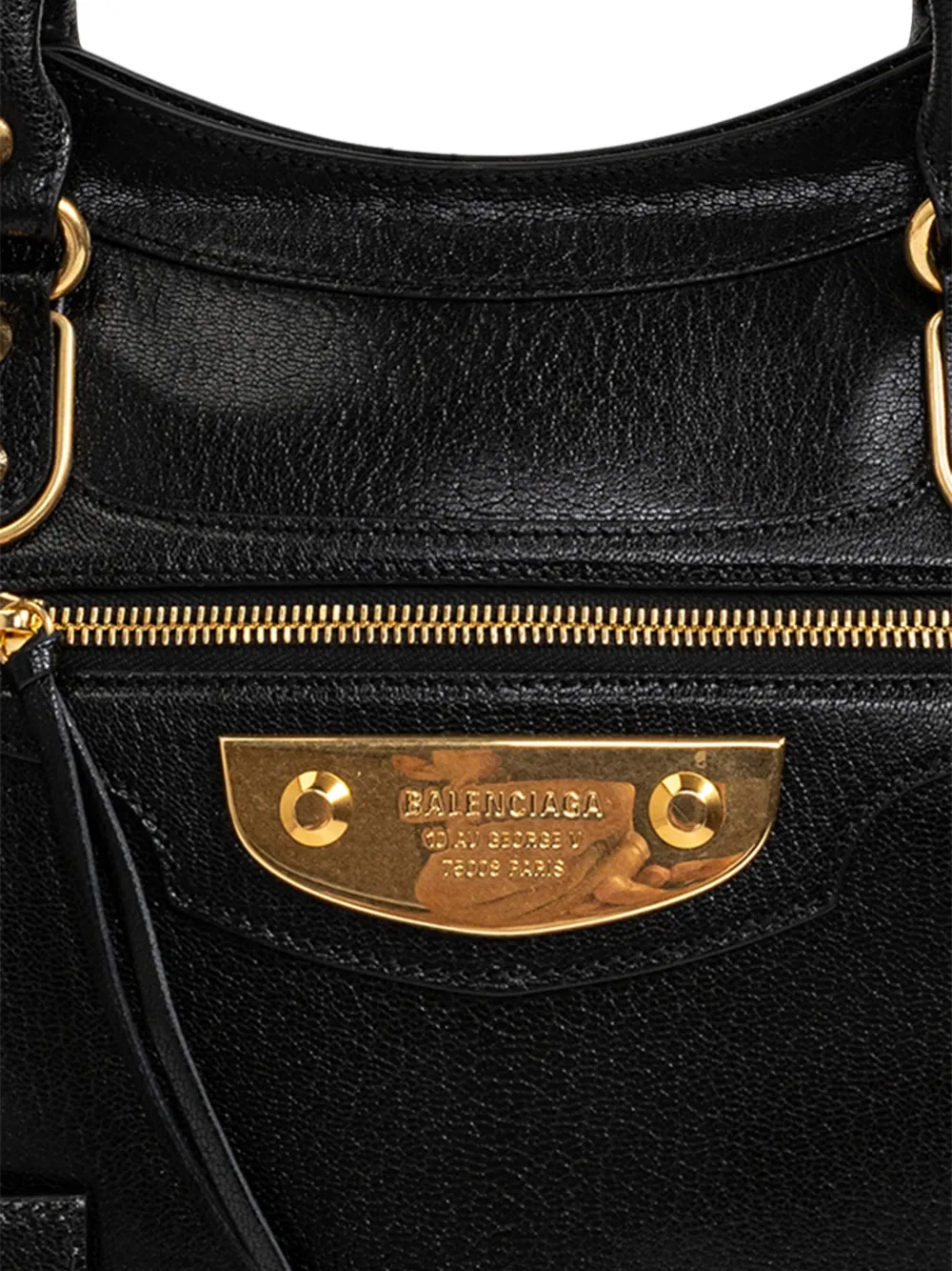 Balenciaga Le City Uptown bag medium in black Zwart