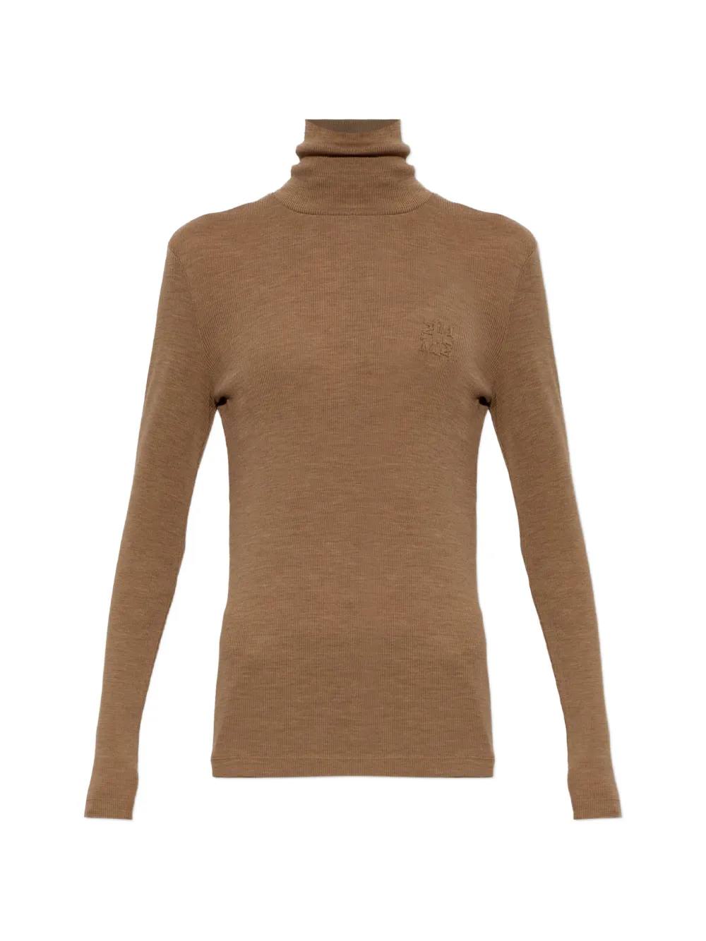 Max Mara Wollen coltrui Bruin
