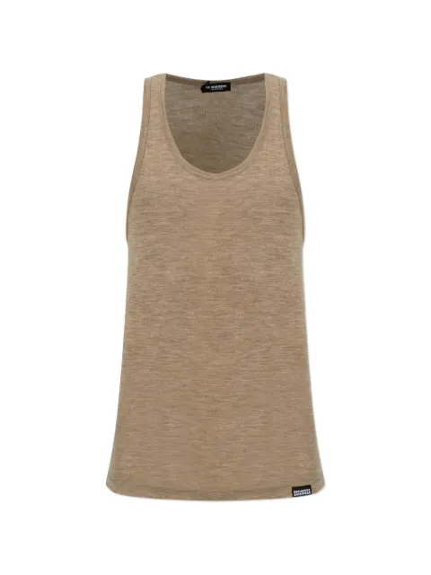 DSQUARED2 ribbed-knit tank top