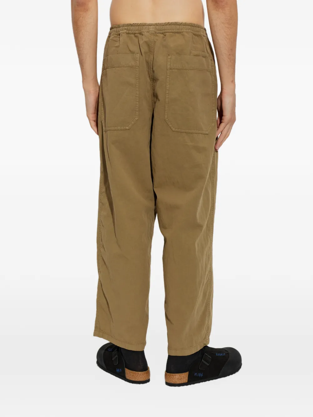 American Vintage Namaz broek met elastische taille Beige