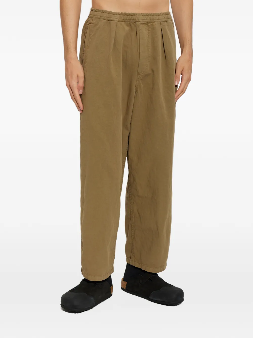 American Vintage Namaz broek met elastische taille Beige